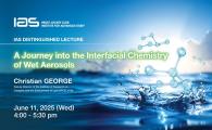 IAS Distinguished Lecture - A Journey into the Interfacial Chemistry of Wet Aerosols